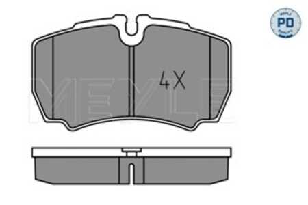 Bromsbeläggsats, Bakaxel, ford transit flak/chassi, transit skåp, 1 501 265, 1 718 023, 8C1V-2M008-AA, 8C1V-2M008-AB