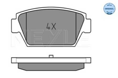 Bromsbeläggsats, Bakaxel, mitsubishi colt iii, eclipse i, galant v, galant vi, galant sedan vi, lancer iv, lancer halvkombi iv,