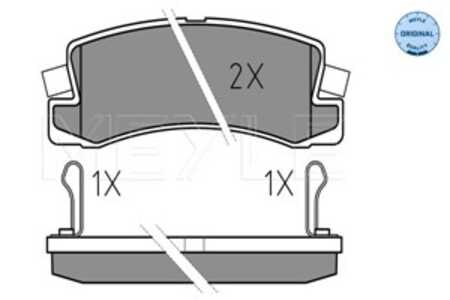 Bromsbeläggsats, Bakaxel, lexus,toyota, 04466-20020, 04466-20100, 04466-32010, 04466-32020, 04466-32050, 04466-33040, 04466-330