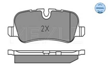 Bromsbeläggsats, Bakaxel, land rover discovery iii, discovery iv, range rover iii, range rover sport i, LR012993, LR015519, LR0