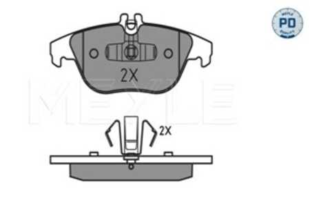 Bromsbeläggsats, Bakaxel, mercedes-benz glk-klass [x204], 005 420 51 20, 007 420 62 20, A 005 420 51 20, A 007 420 62 20