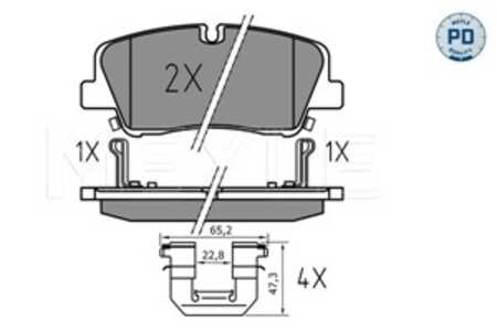 Bromsbeläggsats, Bakaxel, hyundai h350 buss, h350 flak/chassi, h350 skåp, 58301-59A00