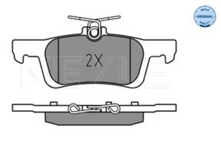 Bromsbeläggsats, Bakaxel, ford fiesta vii, fiesta van vii, 2 096 245, 2 112 004, 2 123 543, 2 272 734, KTH1BC2M007AA, KTH1BC2M0