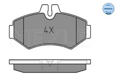 Bromsbeläggsats, Bakaxel, mercedes-benz,vw, 000 420 97 20, 003 420 24 20, 003 420 47 20, 004 420 25 20, 008 420 43 20, 008 420 