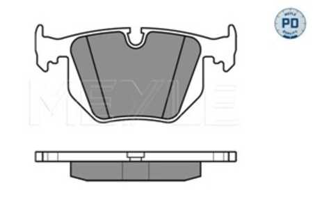 Bromsbeläggsats, Bakaxel, bmw 7 [e65, e66, e67], 34 21 6 753 850, 34 21 6 758 870, 34 21 6 761 285, 6 753 850, 6 758 870, 6 761