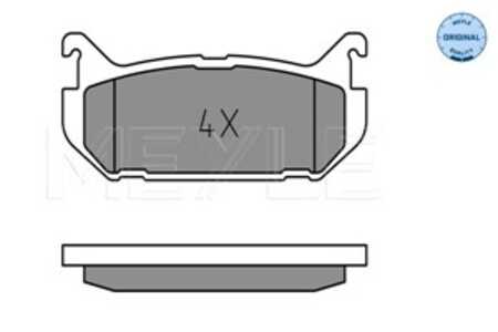 Bromsbeläggsats, Bakaxel, ford usa probe ii, mazda 626 iv, 626 hatchback iv, mx-6, xedos 6, 3868298, 3898005, 3975890, 3983657,