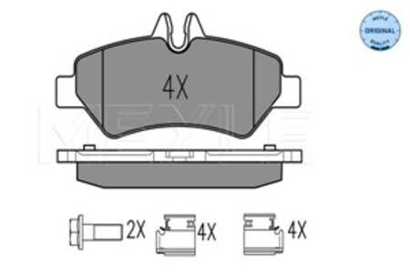 Bromsbeläggsats, Bakaxel, mercedes-benz,vw, 004 420 69 20, 004 423 04 00, 008 420 51 20, 2E0 698 451, A 004 420 69 20, A 004 42