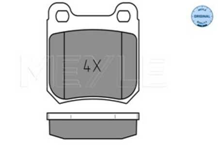 Bromsbeläggsats, Bakaxel, opel omega a, omega a kombi, senator b, 16 05 688, 16 05 878, 90273261, 90279383, 90421528, 90485137