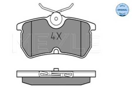 Bromsbeläggsats, Bakaxel, ford fiesta v, fiesta vi, fiesta sedan, fiesta van vi, focus i, focus sedan i, focus turnier i, 1 075