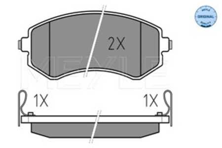 Bromsbeläggsats, Bakaxel, nissan almera i, almera hatchback i, patrol gr wagon v, 41060-2N290, 41060-2N390, 41060-2N392, 41060-