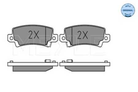 Bromsbeläggsats, Bakaxel, toyota corolla, corolla kombi, corolla sedan, 04466-02020, 04466-02070, 04466-02160, 04466-YZZD9