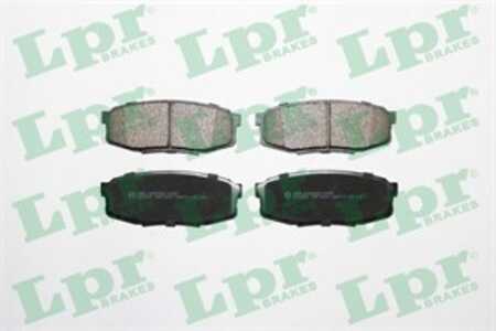 Bromsbeläggsats, Bakaxel, lexus lx, toyota land cruiser 200, sequoia, tundra pick-up, 0446602340, 044660C010, 0446660120, 04466