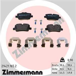 Bromsbeläggsats, Bakaxel, bmw 3 [g20, g80, g28], 3 touring [g21, g81], 3 touring van [g21], 4 cabriolet [g23, g83], 4 coupé [g2