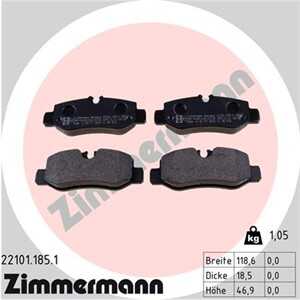 Bromsbeläggsats, Bakaxel, mercedes-benz, 447 420 0120, 447 420 0320, 447 420 6700, A 447 420 0120, A 447 420 0320, A 447 420 67