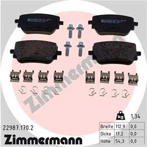 Bromsbeläggsats, Bakaxel, mercedes-benz, 000 420 7600, A 000 420 7600