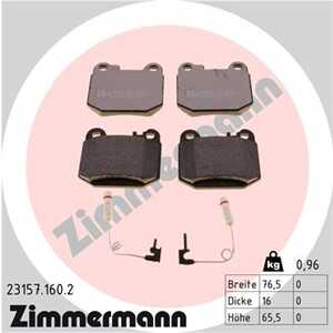 Bromsbeläggsats, Bakaxel, mercedes-benz m-klass [w163], 163 420 0720, 163 420 0920, 163 420 1120, A 163 420 0720, A 163 420 092