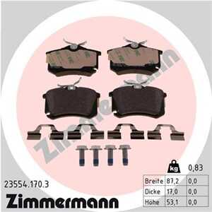 Bromsbeläggsats, Bakaxel, audi,citroën,ds,peugeot,renault,seat,skoda,vw, 1 001 096, 1 027 640, 16 070 832 80, 16 092 528 80, 16