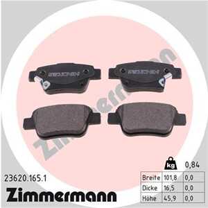 Bromsbeläggsats, Bakaxel, toyota avensis, avensis kombi, avensis sedan, corolla verso, previa iii, 04466-05010, 04466-05020, 04