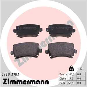 Bromsbeläggsats, Bakaxel, audi,seat,skoda,vw, 1K0 698 451 B, 1K0 698 451 D, 1K0 698 451 E, 1K0 698 451 F, 1K0 698 451 G, 1K0 69