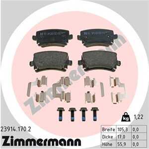 Bromsbeläggsats, Bakaxel, audi,seat,skoda,vw, 1K0 698 451 B, 1K0 698 451 D, 1K0 698 451 E, 1K0 698 451 F, 1K0 698 451 G, 1K0 69