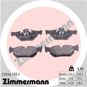 Bromsbeläggsats, Bakaxel, bmw, 3421 2 288 891, 3421 2 288 892, 3421 2 409 259, 3421 6 767 148, 3421 6 767 150, 3421 6 773 161, 