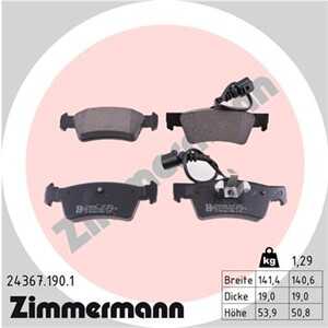 Bromsbeläggsats, Bakaxel, vw touareg, 7L6 698 451 C, 7L6 698 451