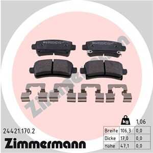 Bromsbeläggsats, Bakaxel, opel insignia a, insignia a sedan, insignia a sports tourer, saab 9-5, vauxhall insignia mk i, 132377