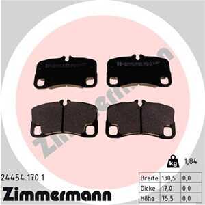 Bromsbeläggsats, Bakaxel, porsche 911, 911 cabriolet, 911 targa, 997 352 947 01, 997 352 947 02, 997 352 947 90, 997 352 947 92