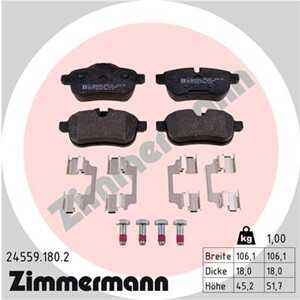 Bromsbeläggsats, Bakaxel, bmw z4 roadster [e89], 3421 6 788 275, 3421 6 797 861