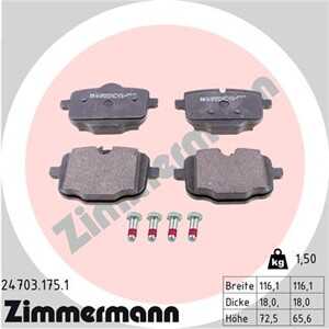 Bromsbeläggsats, Bakaxel, bmw, 3421 2 449 304, 3421 2 449 305, 3421 6 775 346, 3421 6 798 196, 3421 6 857 805, 3421 6 867 175, 