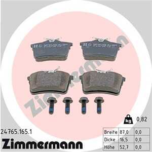 Bromsbeläggsats, Bakaxel, citroën,peugeot, 16 085 204 80, 16 118 379 20, 425414, 425415, 425429