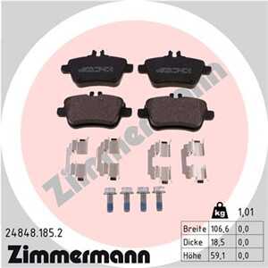 Bromsbeläggsats, Bakaxel, mercedes-benz, 006 420 2320, 006 420 7920, 006 420 8020, 006 420 8120, 006 420 8320, 007 420 9420, 00