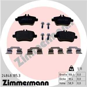 Bromsbeläggsats, Bakaxel, infiniti,mercedes-benz, 006 420 8020, 006 420 8120, 006 420 8320, 007 420 9520, 007 420 9620, 44060-5