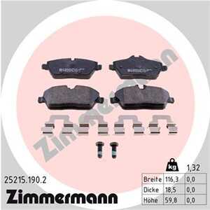 Bromsbeläggsats, Bakaxel, mercedes-benz gle [w166], gle coupe [c292], gl-klass [x166], gls [x166], m-klass [w166], 006 420 4020