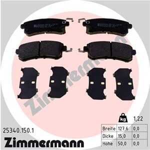 Bromsbeläggsats, Bakaxel, infiniti qx56, qx80, nissan patrol vi, D4060-1LB0A, D4060-1LB8E