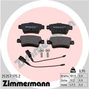 Bromsbeläggsats, Bakaxel, abarth punto, fiat punto, punto evo, 77365464, 77365886