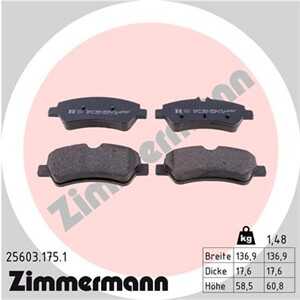 Bromsbeläggsats, Bakaxel, ford, 1 763 916, 1 829 395, 1 840 037, BK21-2M008-AA, BK21-2M008-AB, BK21-2M008-AC