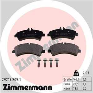 Bromsbeläggsats, Bakaxel, mercedes-benz,vw, 004 420 8120, 005 420 7420, 006 420 2220, 006 420 4520, 2E0 698 451 A, 2E0 698 451 