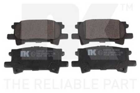 Bromsbeläggsats, Bakaxel, lexus rx, toyota highlander / kluger, 04466 48 030, 04466 48 040, 04466 48 060, 04466 48 090