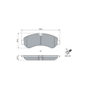 Bromsbeläggsats, Bakaxel, mercedes-benz sprinter 5-t flak/chassi [b907], sprinter 5-t skåp [b907], 907 420 52 01, 907 420 87 00