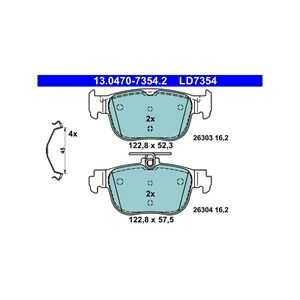 Bromsbeläggsats, Bakaxel, audi,cupra,seat,skoda,vw, 5WA 698 451 G, 5WA 698 451, 8Y0 698 451 C, 8Y0 698 451