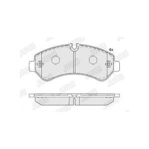 Bromsbeläggsats, Bakaxel, mercedes-benz sprinter 5-t flak/chassi [b907], sprinter 5-t skåp [b907], 9074205201, 9074208700, 9074