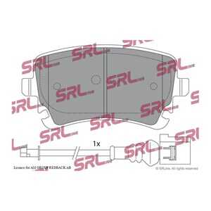 Bromsbeläggsats, Bakaxel, vw, 3D0698451A, 7E0 698 451, 7E0 698 451B, 7E0698451, 7E0698451A, 7E0698451B, 7E0698451C, 7E0698451D,