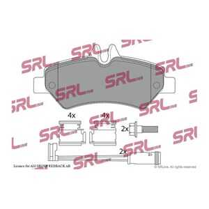 Bromsbeläggsats, Bakaxel, mercedes-benz,vw, 004 420 6920, 0044206920, 0084205120, 044206920, 064230400, 084205120, 2E0 698 451,