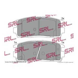 Bromsbeläggsats, Bakaxel, chevrolet captiva, captiva sport, captiva van, equinox, opel antara a, suzuki xl7, 16 05 123, 1605123