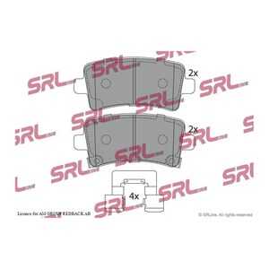 Bromsbeläggsats, Bakaxel, bentley,cadillac,chevrolet,opel,saab, 13 237 765, 13 237 766, 13 237 767, 13 338 368, 13 343 450, 13 