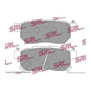 Bromsbeläggsats, Bakaxel, acura,honda,lotus,mg,rover, 06022SP8000, 06022-SP8-000, 06430SAAJ50, 43022- SD2-307, 43022- SE0-506, 