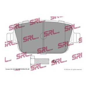 Bromsbeläggsats, Bakaxel, ford,land rover,volvo, 1438867, 1439867, 1459408, 1477803, 15662234, 1566234, 1682005, 1699667, 17563