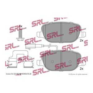 Bromsbeläggsats, Bakaxel, alfa romeo 159, 159 sportwagon, brera, spider, lancia thesis, 77362273, 77363579, 77363580, 77363818,