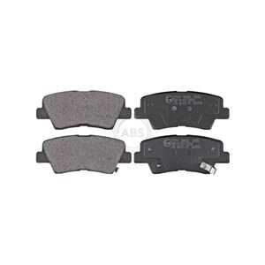 Bromsbeläggsats, Bakaxel, hyundai,kia,ssangyong, 48413350B0, 48413370B0, 48413370D0, 48413371B0, 48413371D0, 583021RA30, 583021